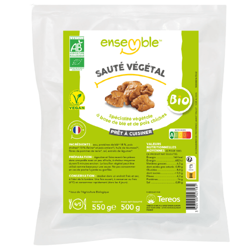 Sauté Végétal Substitut Viande BIO